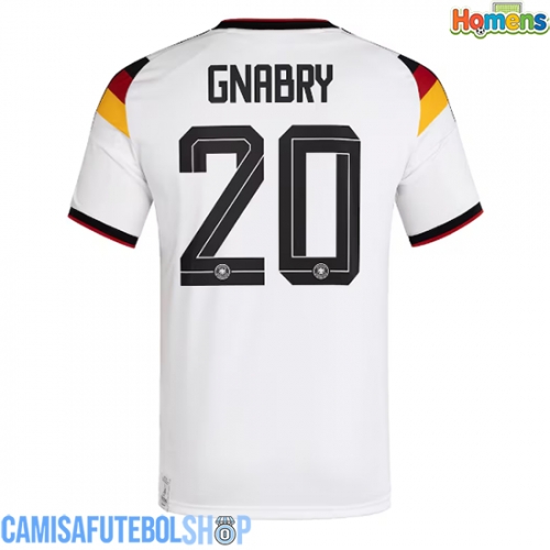 Camisa de time de futebol Alemanha Serge Gnabry #20 Replicas 1º Equipamento Mundo 2026 Manga Curta